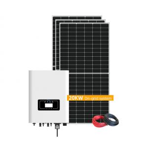 10KW 15KW 20KW on grid solar energy system solar panel system